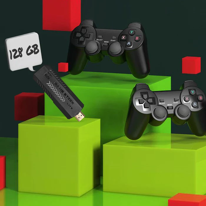 Super Game Stick Retrô Versão 2023 64 GB, com 10.000 jogos + 2 Control –  Shop Magazine